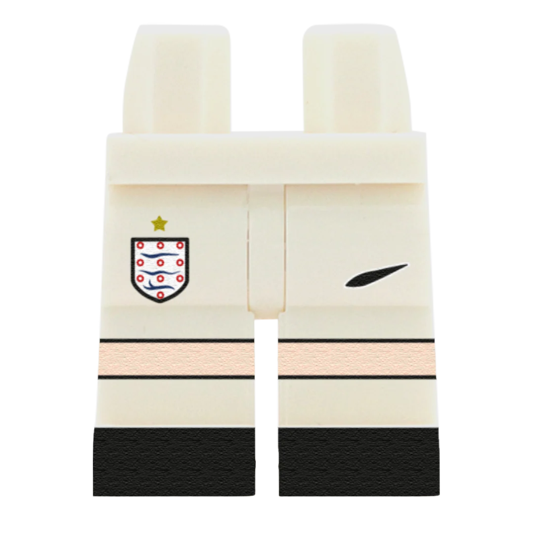 2026 England Football Shorts - Custom Minifigure Legs - Image 3