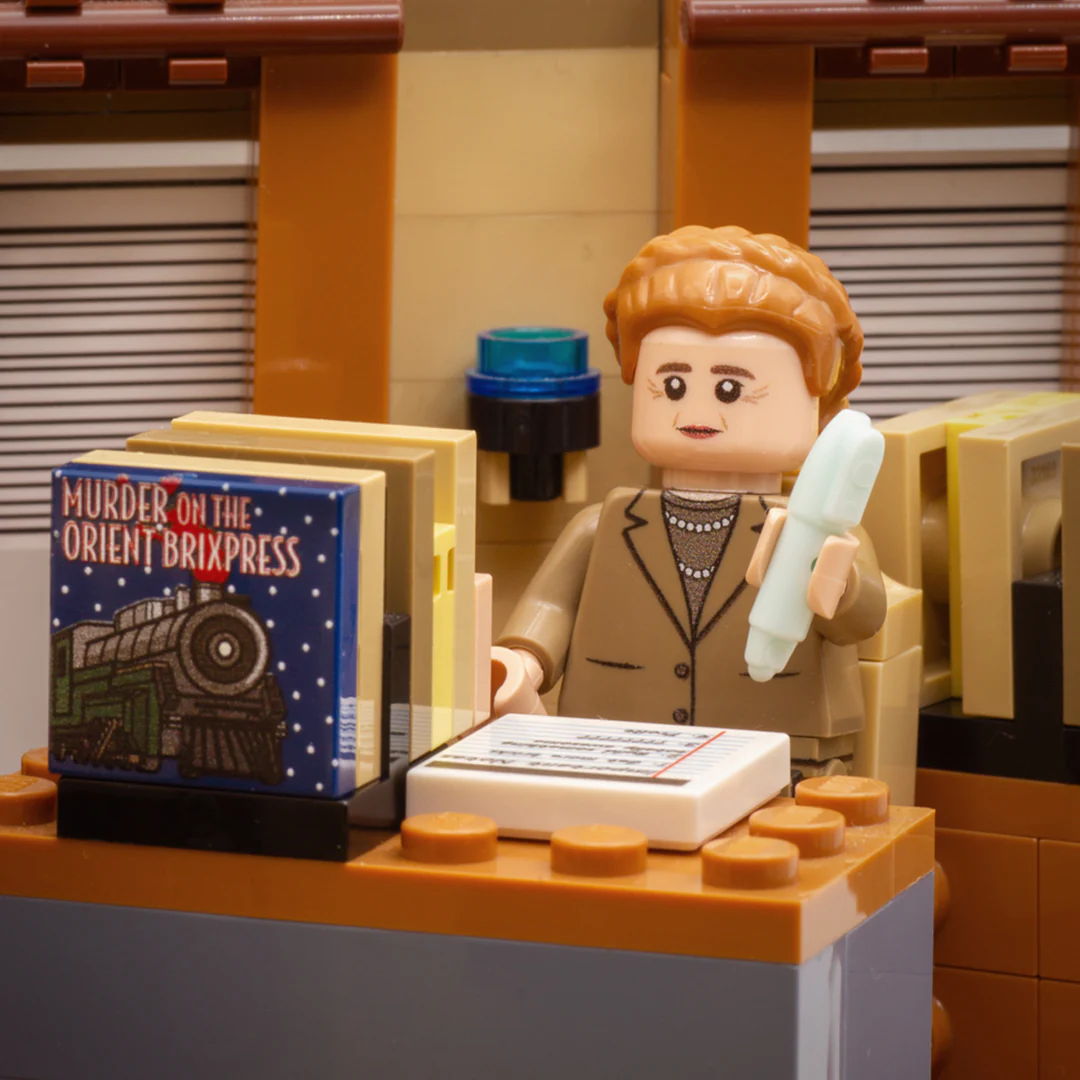 Agatha Christie - Custom Design Minifigure - Image 3
