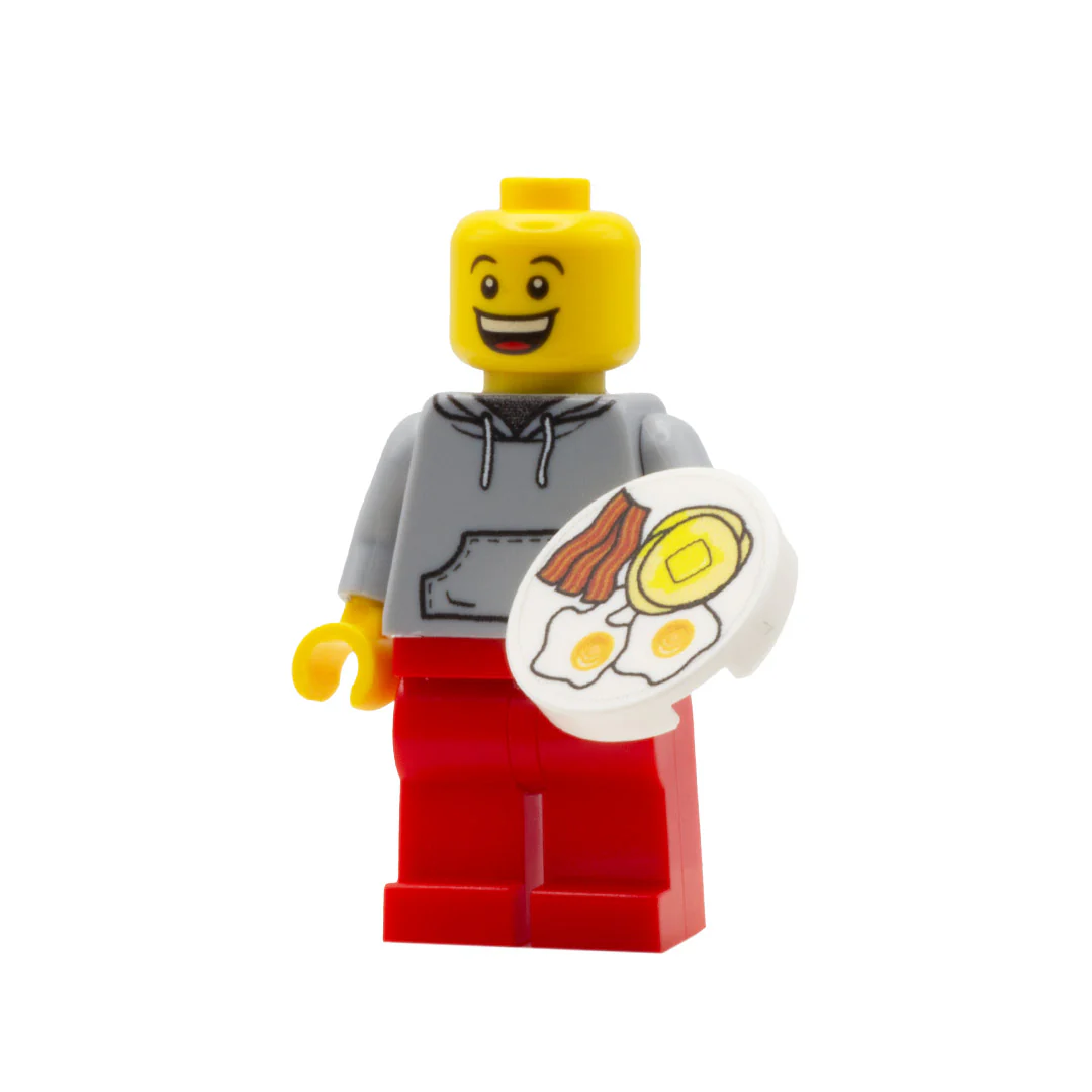 Pretend "American Breakfast" - Custom Design Tile - Image 2
