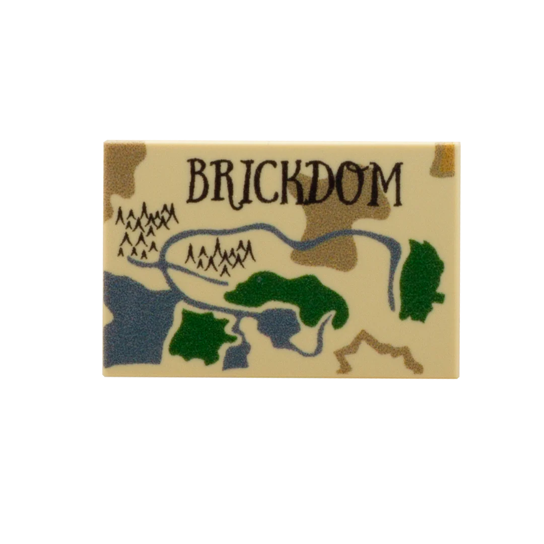 Ancient Map - Custom Design Tile