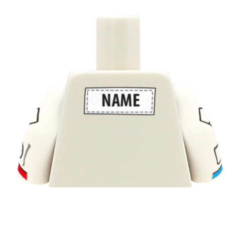 Astronaut Torso - Custom Design Minifigure Torso - Image 2