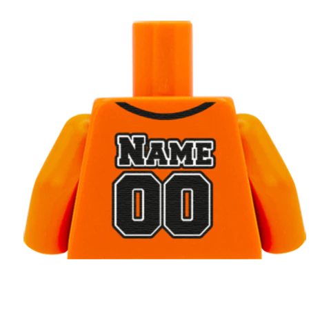 Baltimore Orioles (American League) - Custom Design Minifigure Torso - Image 7