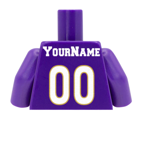 Baltimore Ravens (AFC) - Custom Design Minifigure Torso - Image 7
