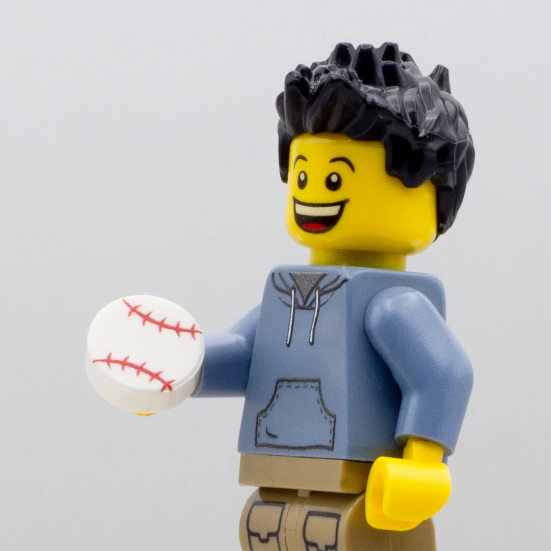 Baseball - Custom Minifigure Accessory - Image 2
