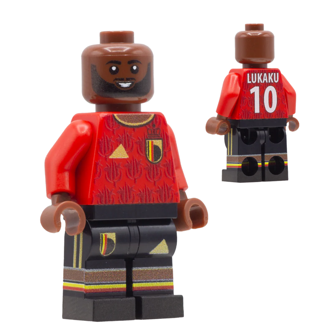 Belgium Number 10 - Custom Design World Cup Minifigure