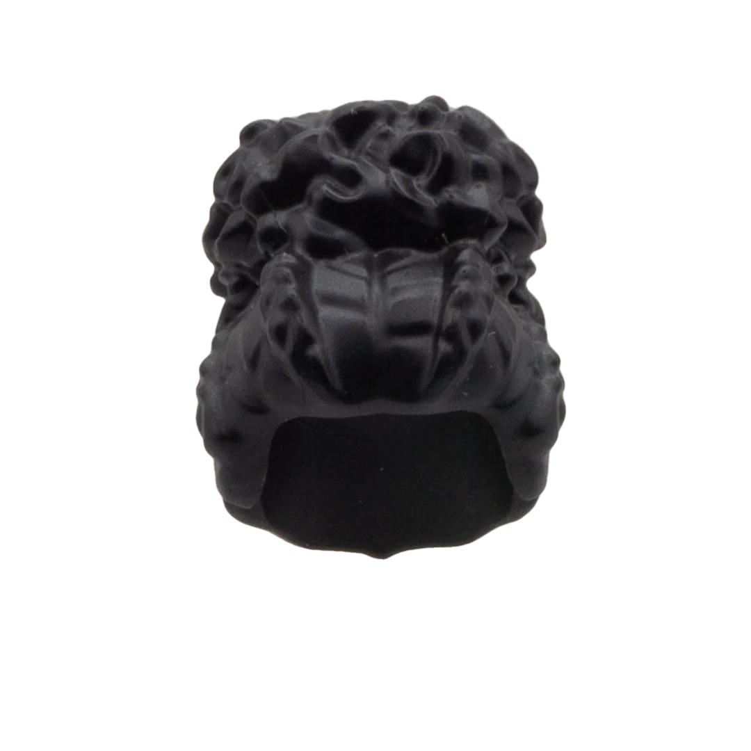 Black Braided Bun - LEGO Minifigure Hair