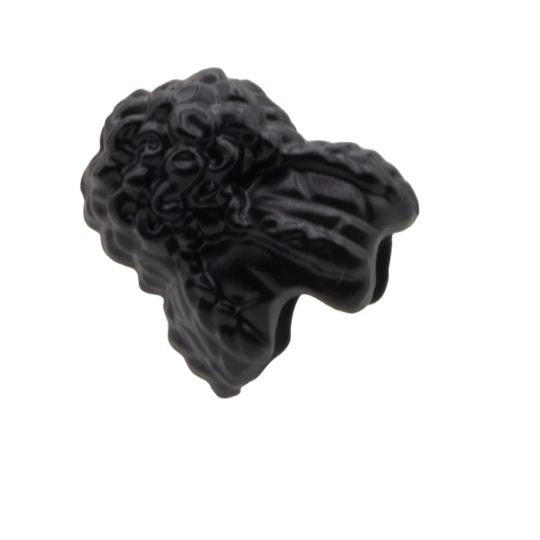 Black Braided Bun - LEGO Minifigure Hair - Image 2