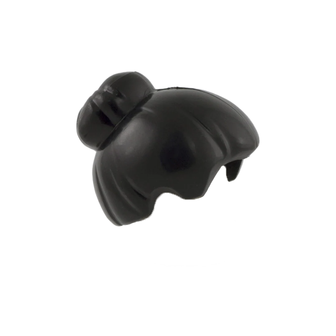 Black Bun - LEGO Minifigure Hair - Image 3