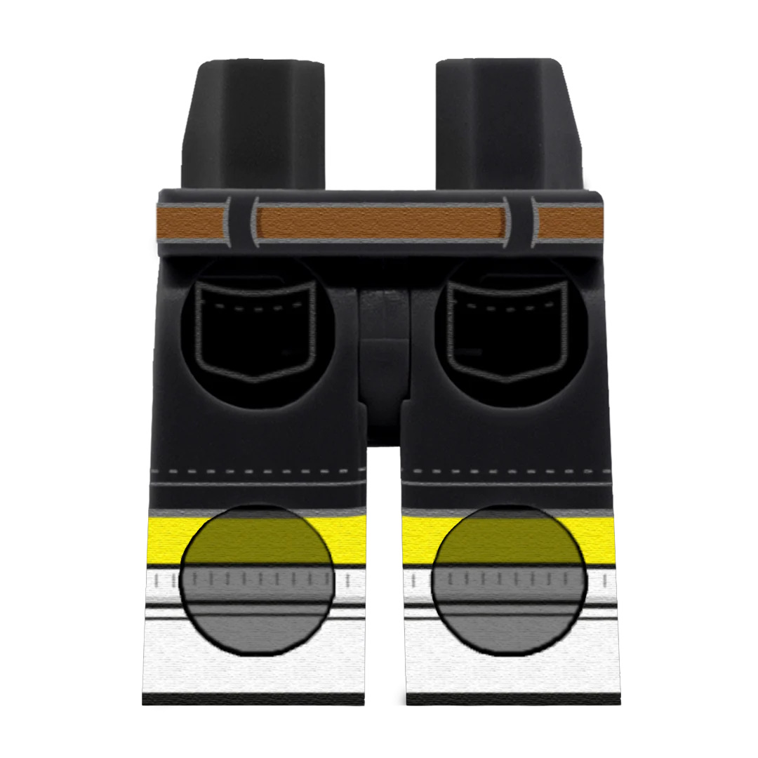 Black Chino Shorts With White Trainers – Custom Printed Legs - Image 6
