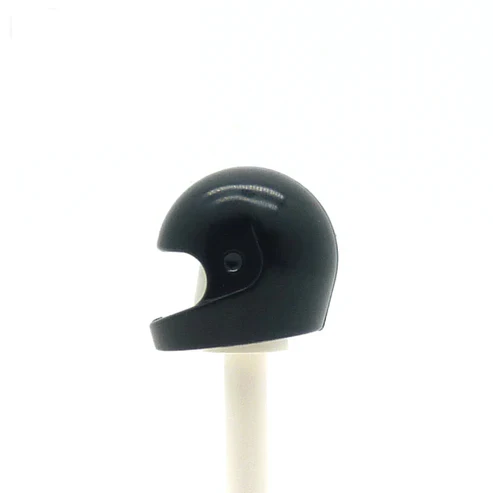 Black Crash Helmet - LEGO Minifigure Headwear - Image 2