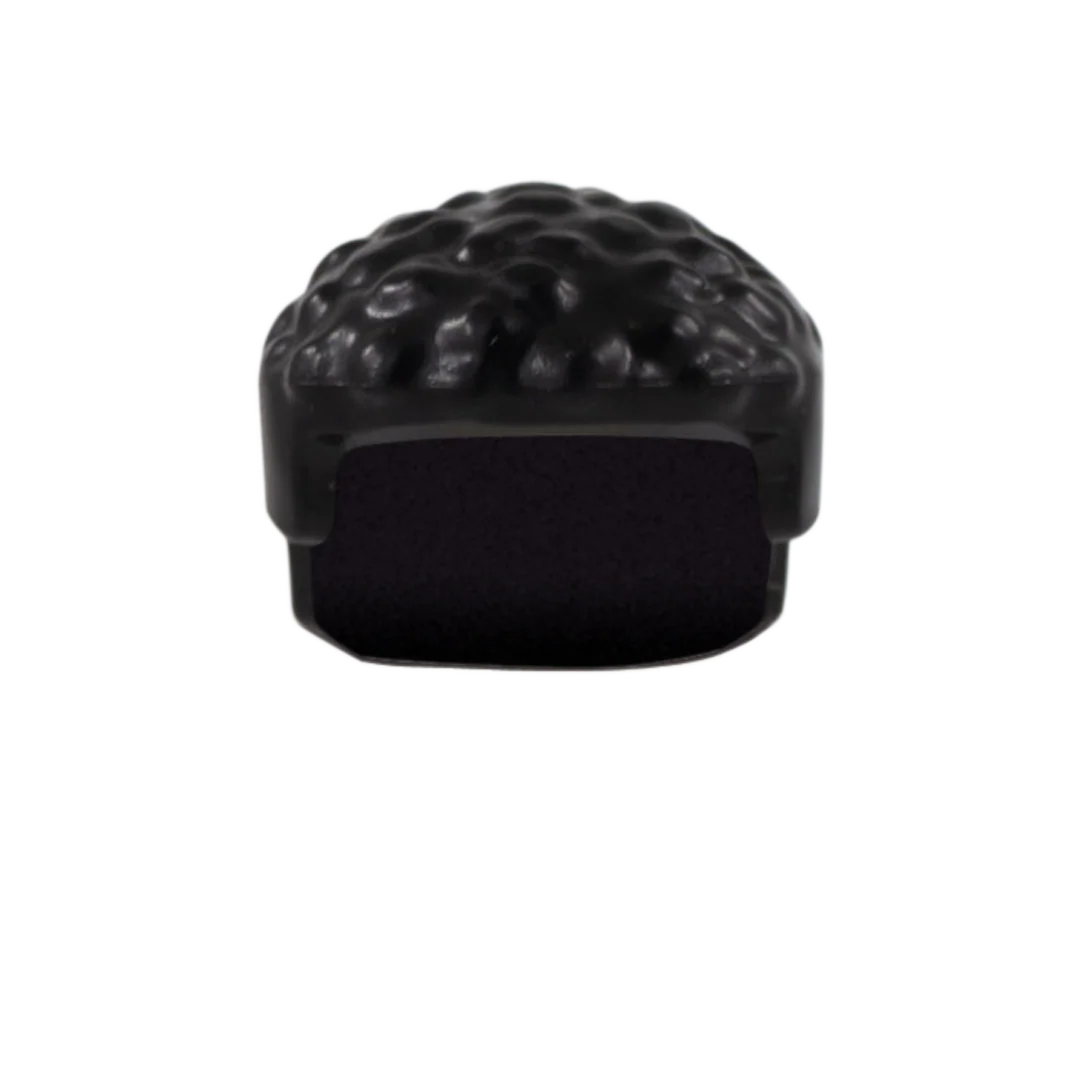 Black Curly, Short Back and Sides - LEGO Minifigure Hair