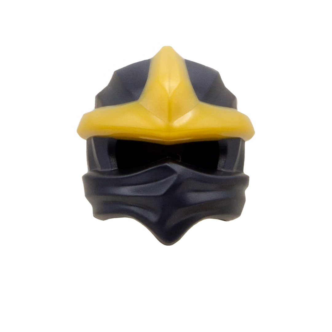 Black Gold Ninjago Helmet - LEGO Minifigure Headwear