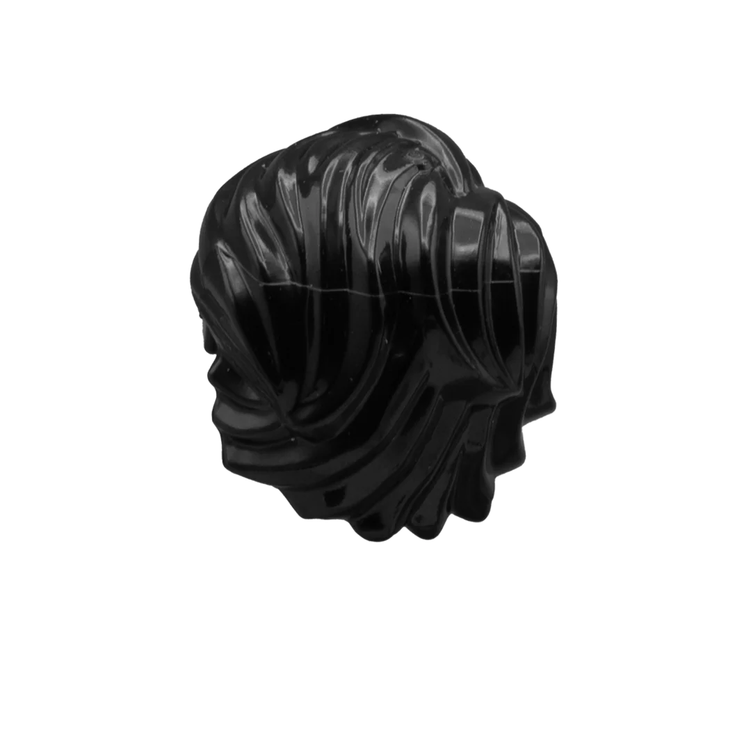 Black Messy - LEGO Minifigure Hair - Image 2