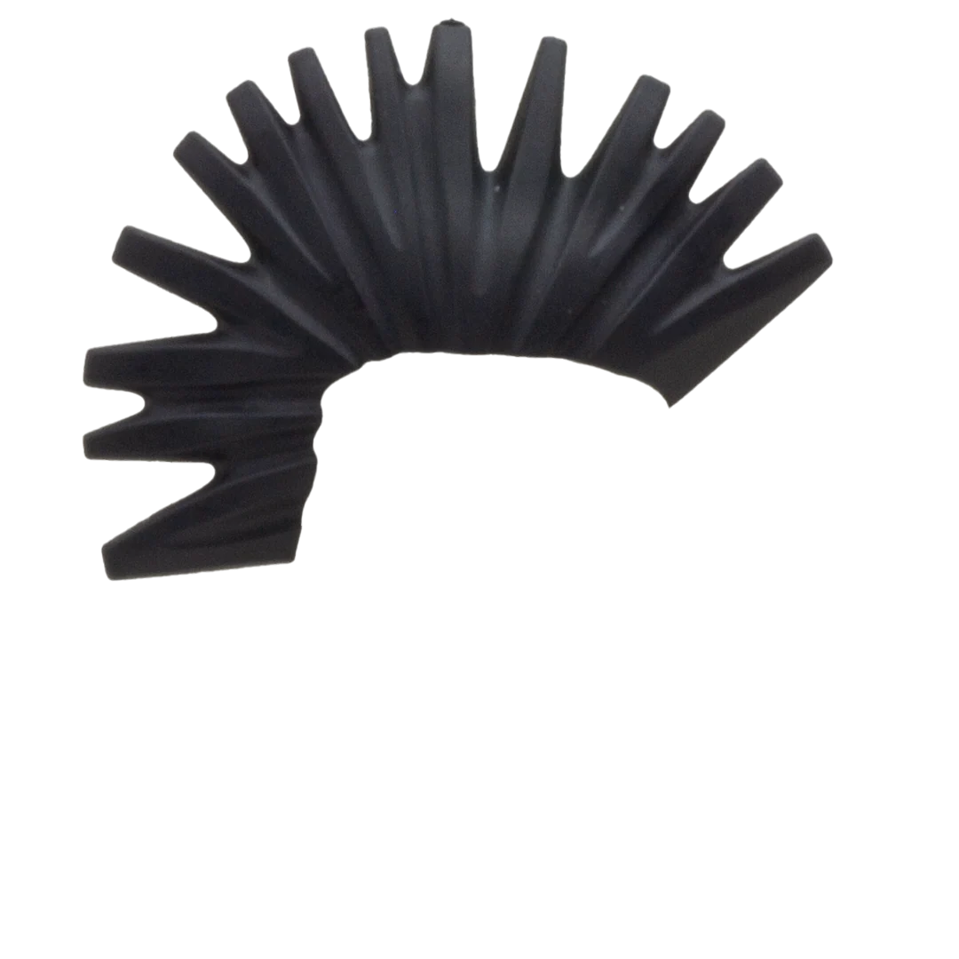 Black Mohawk - LEGO Minifigure Hair - Image 3