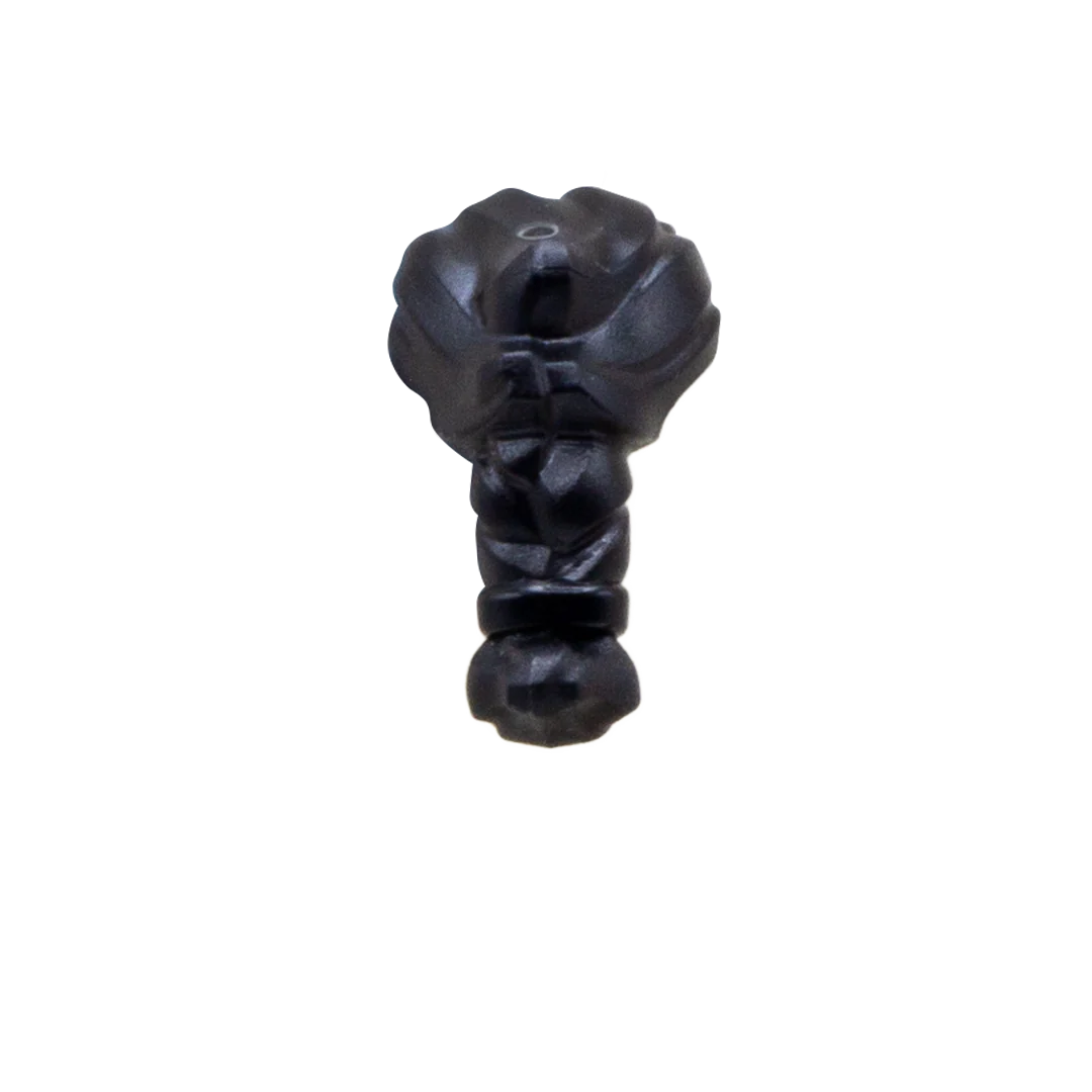 Black Plaited Mohawk - LEGO Minifigure Hair - Image 3