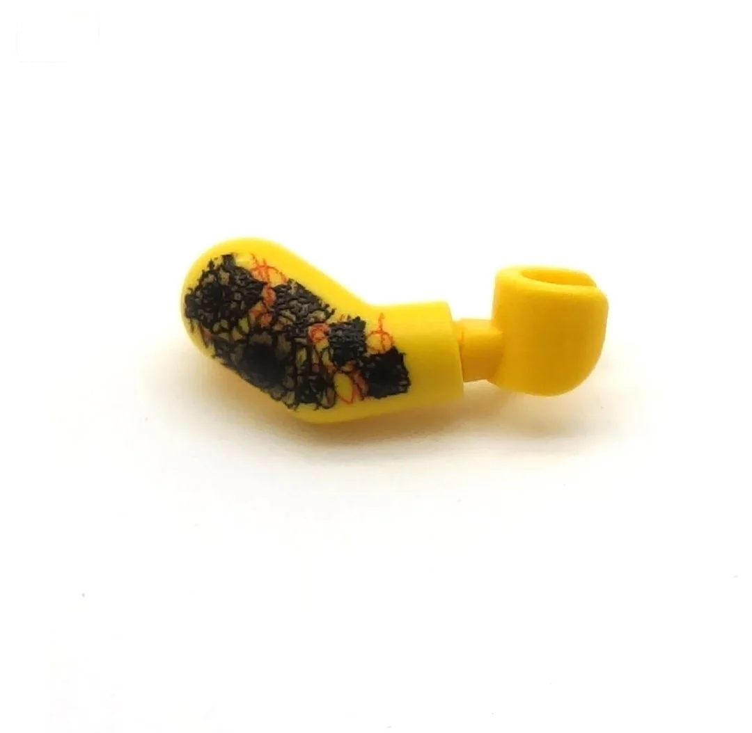Black Roses Tattoo Arm (Full Sleeve) - Custom Design Minifigure Arm