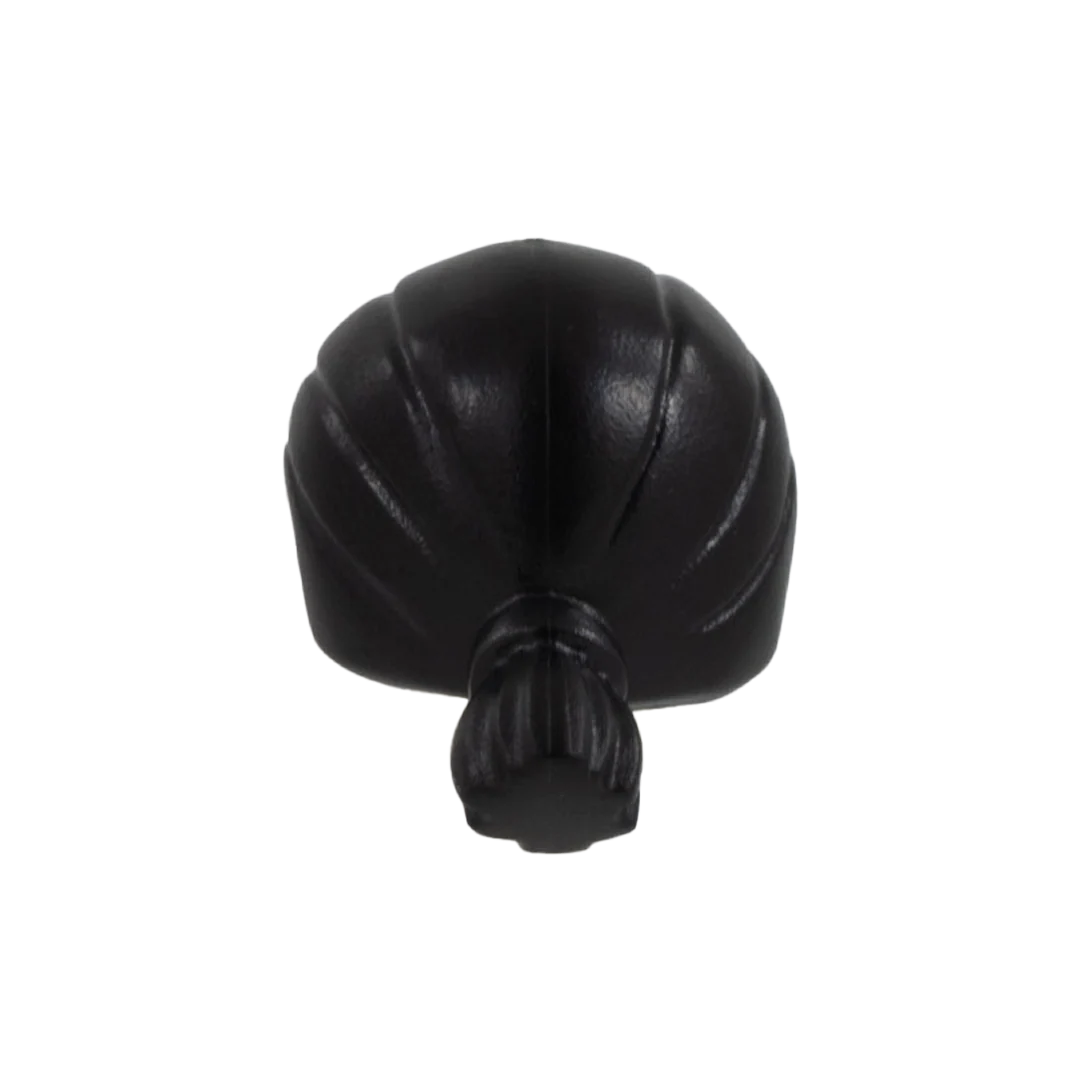 Black Short Low Ponytail - LEGO Minifigure Hair - Image 2