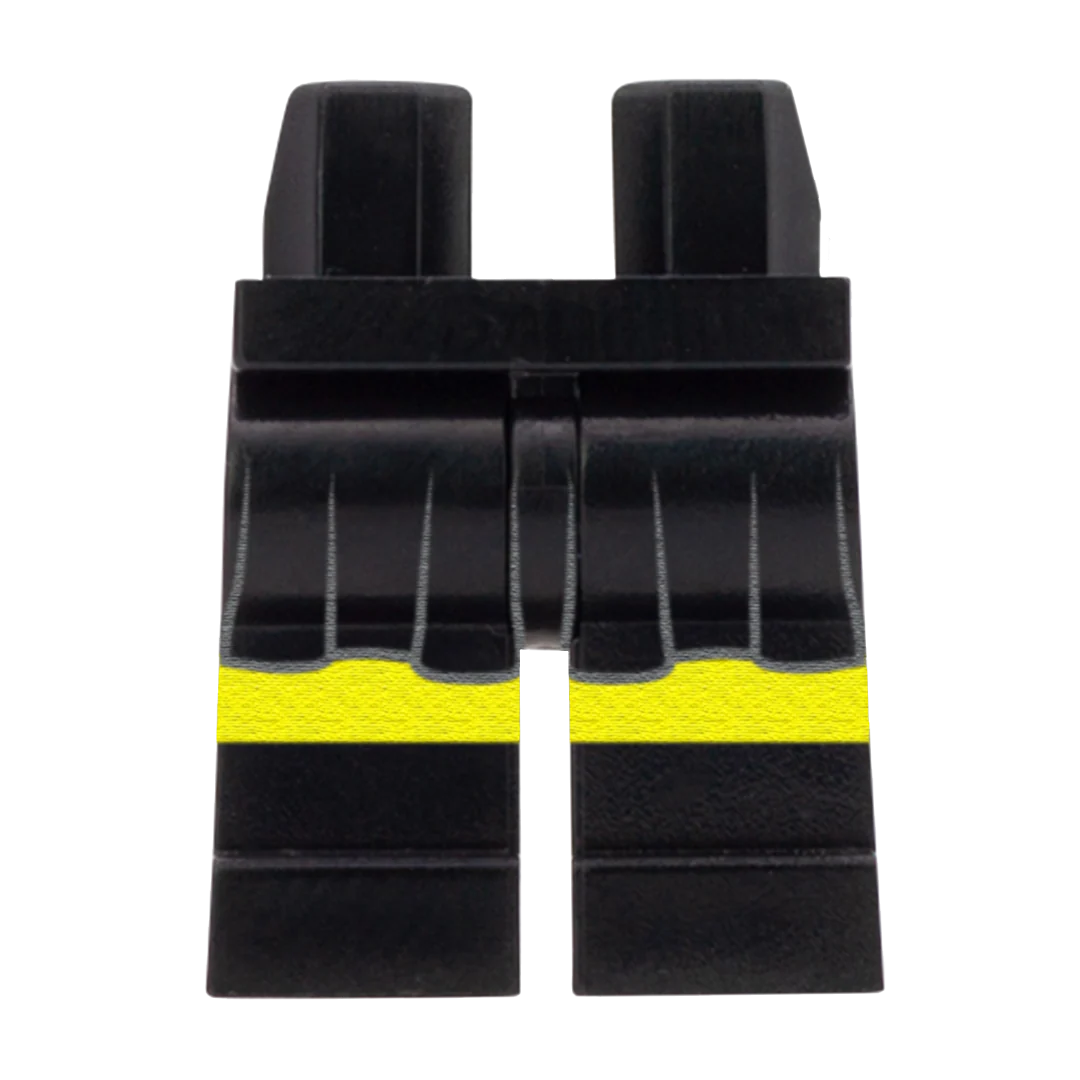 Black Skirt and Black Shoes (Various Skin Tones) - Printed Minifigure Legs