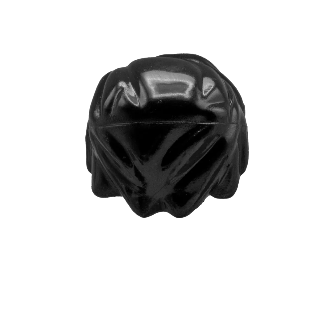 Black Swept, Floppy Fringe - Brickforge Minifigure Hair - Image 2