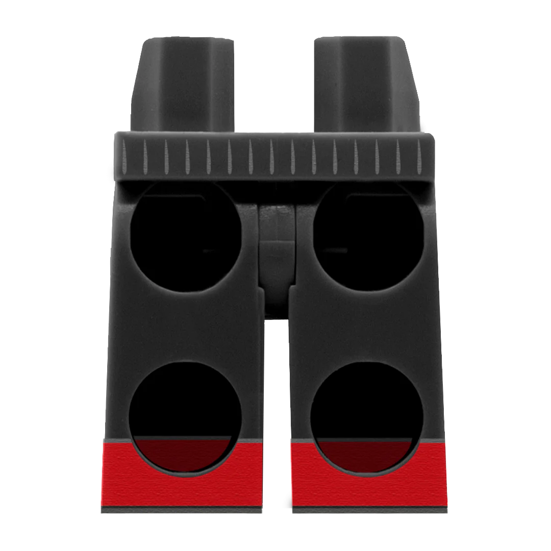 Black Tracksuit Bottoms - Custom Printed Minifigure Legs - Image 2