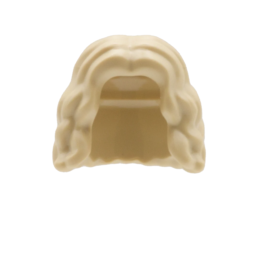 Blonde Curly Cropped - LEGO Minifigure Hair