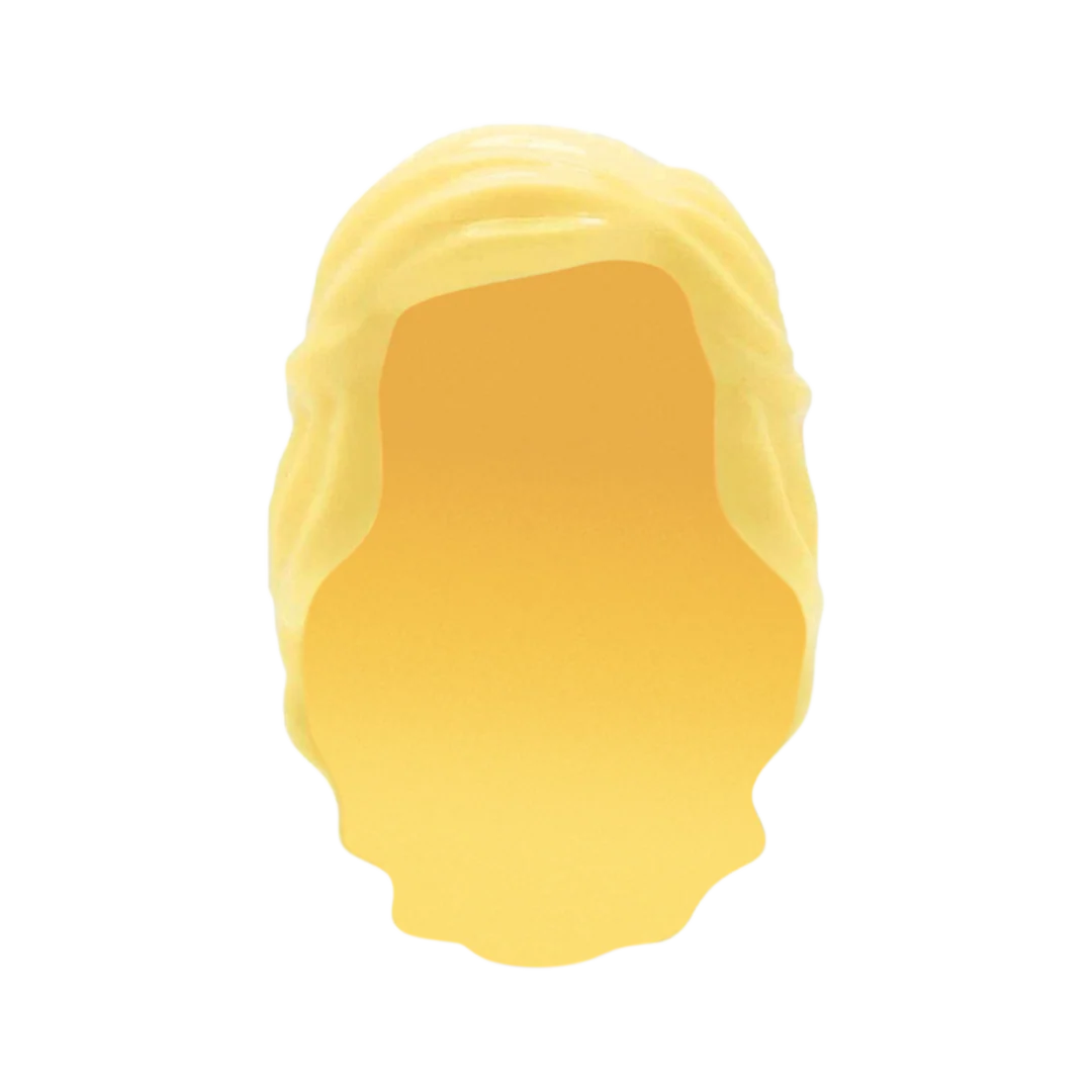 Light Blonde Princess Hair - LEGO Minifigure Hair