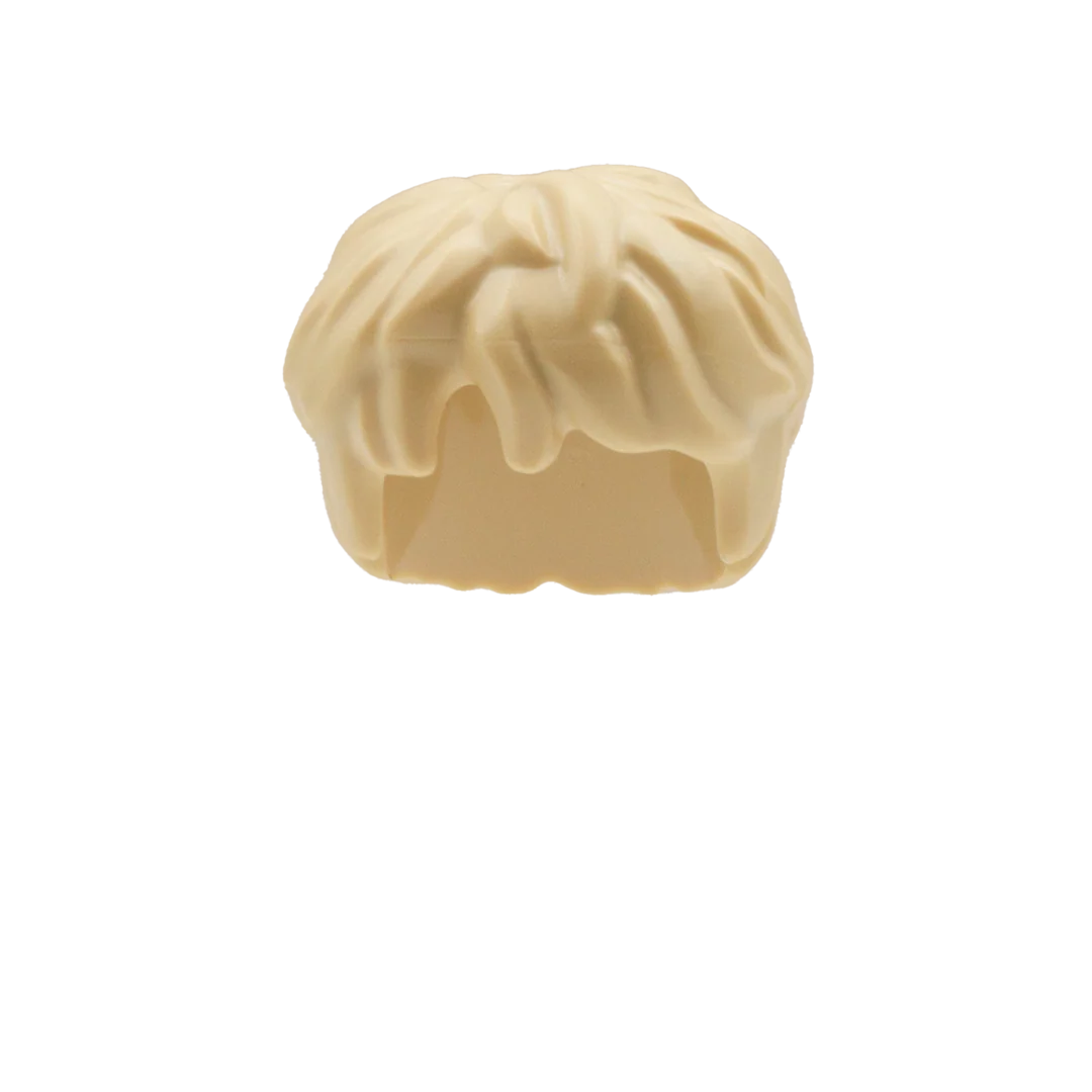 Blonde Short Thick Messy Hair - LEGO Minifigure Hair