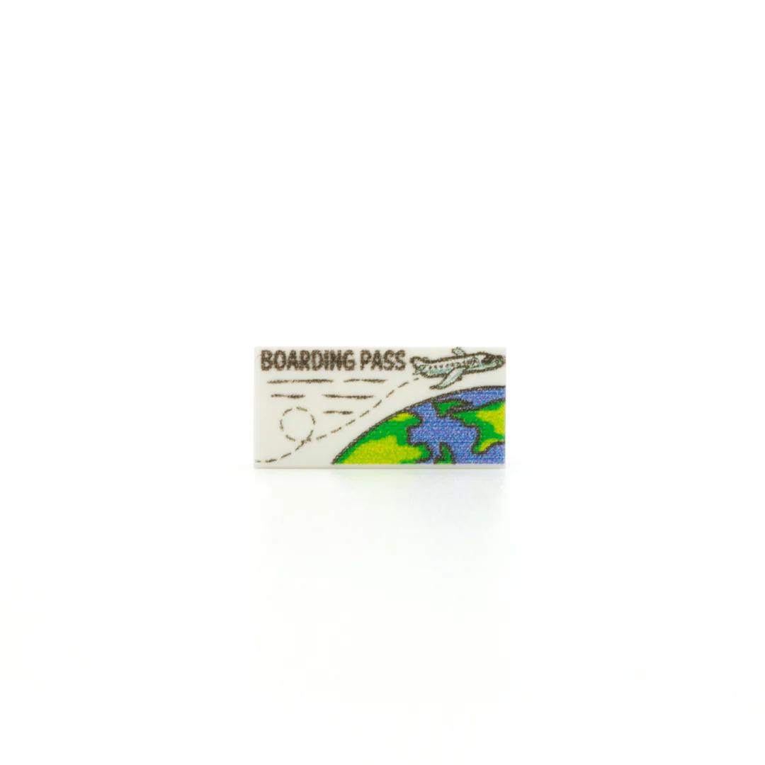 Pretend "Boarding Pass" - Custom Design Tile