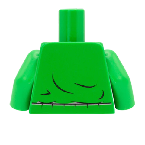 Bomber Jacket Over Cable Knit - Custom Design Minifigure Torso - Image 46