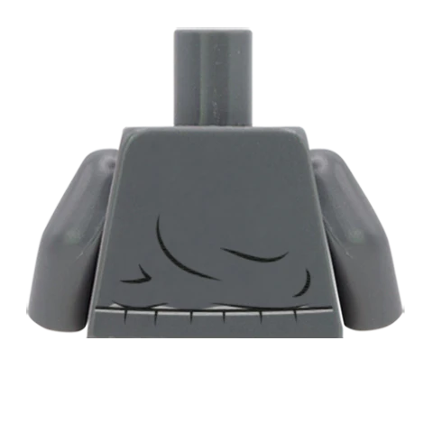 Bomber Jacket Over Cable Knit - Custom Design Minifigure Torso - Image 50