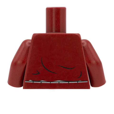 Bomber Jacket Over Cable Knit - Custom Design Minifigure Torso - Image 52