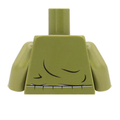 Bomber Jacket Over Cable Knit - Custom Design Minifigure Torso - Image 55
