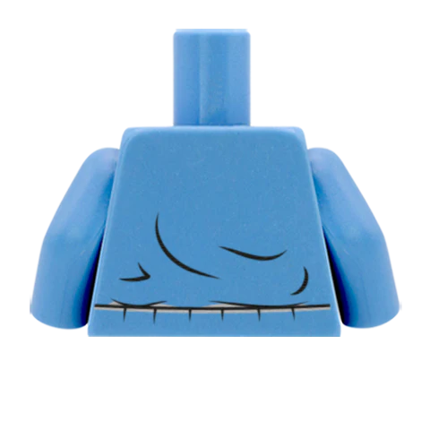 Bomber Jacket Over Cable Knit - Custom Design Minifigure Torso - Image 56