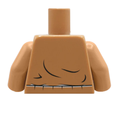 Bomber Jacket Over Cable Knit - Custom Design Minifigure Torso - Image 57