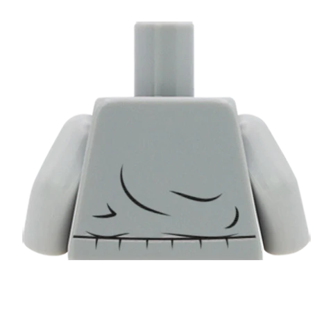 Bomber Jacket Over Cable Knit - Custom Design Minifigure Torso - Image 58