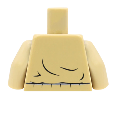Bomber Jacket Over Cable Knit - Custom Design Minifigure Torso - Image 59