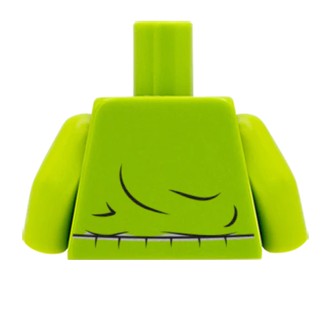 Bomber Jacket Over Cable Knit - Custom Design Minifigure Torso - Image 60