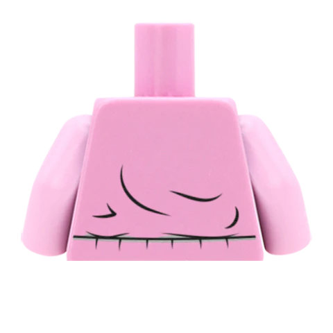 Bomber Jacket Over Cable Knit - Custom Design Minifigure Torso - Image 63
