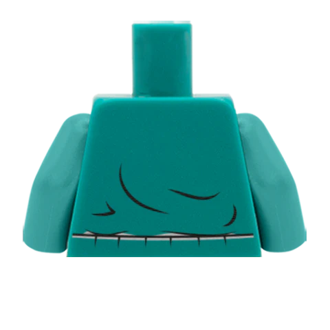 Bomber Jacket Over Cable Knit - Custom Design Minifigure Torso - Image 68
