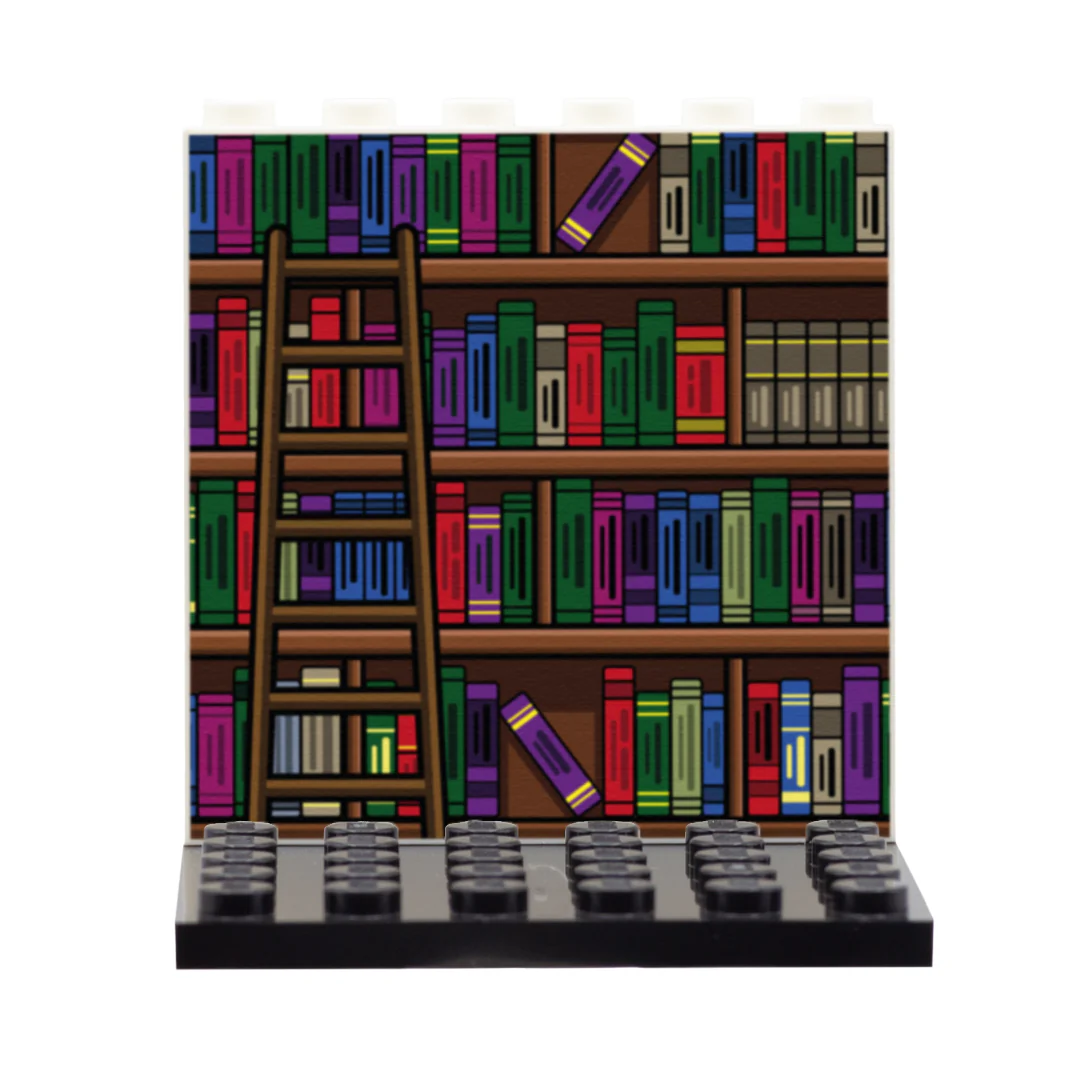 Bookcase Back Panel - Custom Design Display Panel and Stand