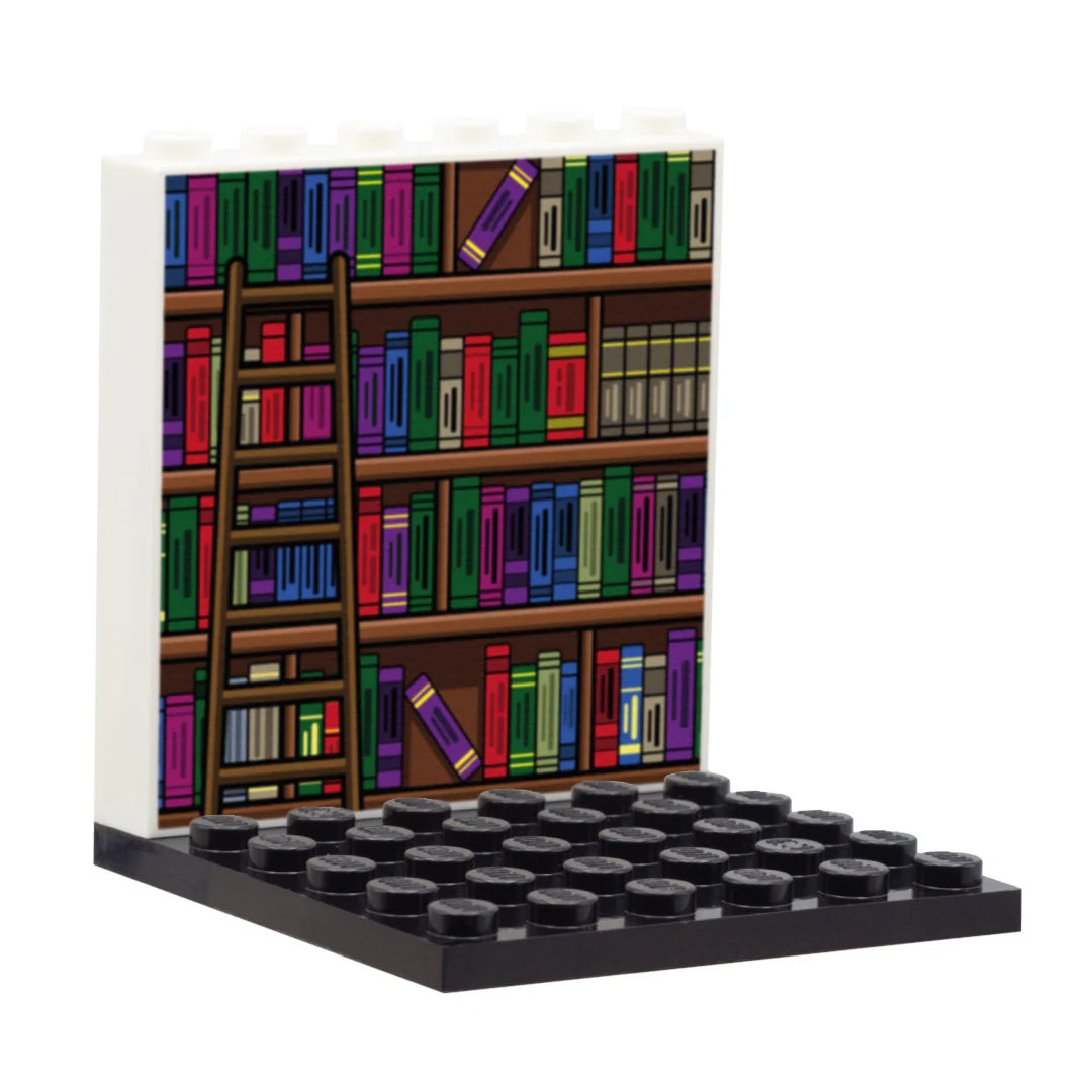 Bookcase Back Panel - Custom Design Display Panel and Stand - Image 2