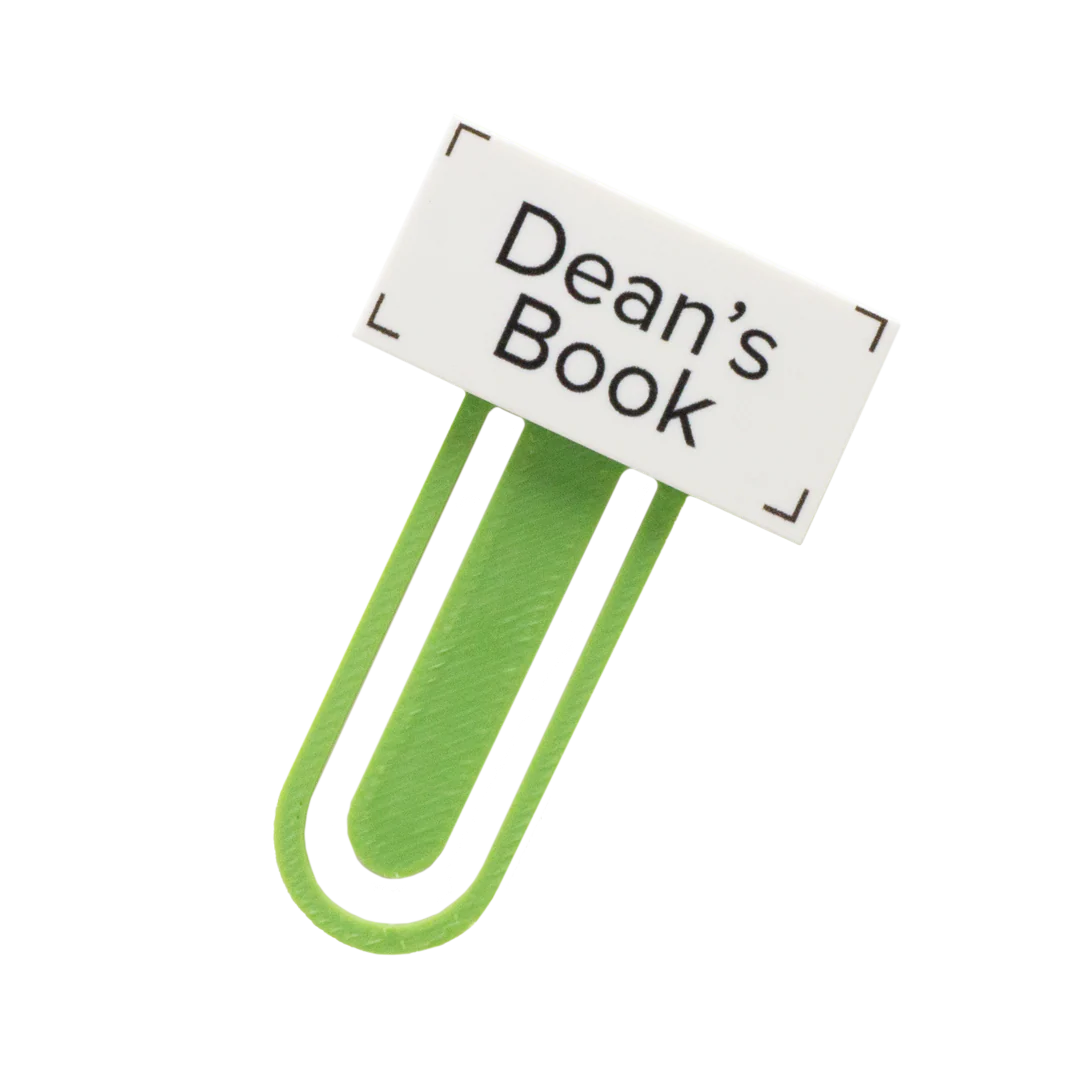 Bookmark Clip for a Custom Message Tile - 3D Printed LEGO Tile Display - Image 3