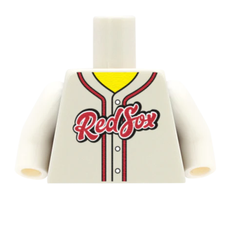 Boston Red Sox (American League) - Custom Design Minifigure Torso