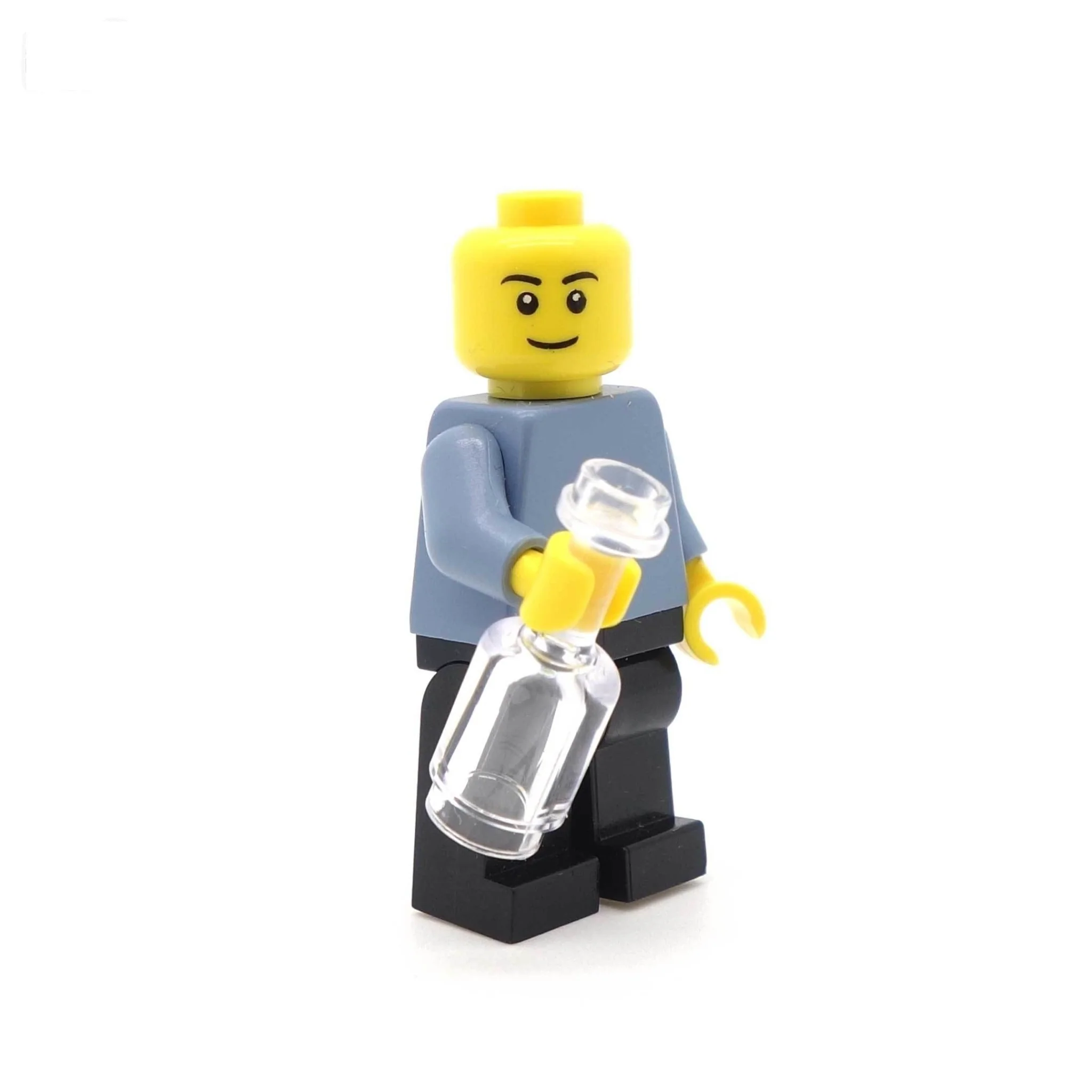 LEGO Clear Bottle - Minifigure Accessory - Image 2