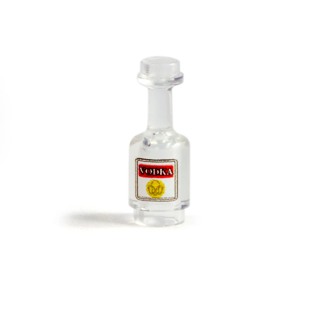 Pretend "Bottle of Vodka" - Custom Design Bottle (Plastic Toy)