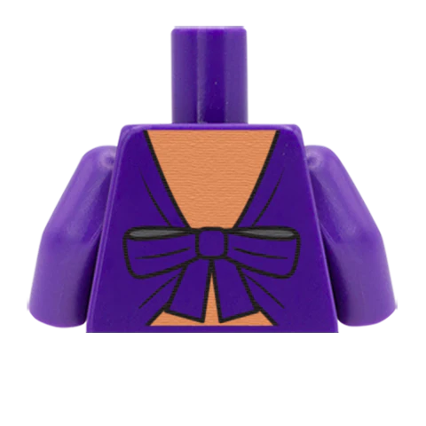 Bow Back Top - Custom Design Minifigure Torso - Image 41