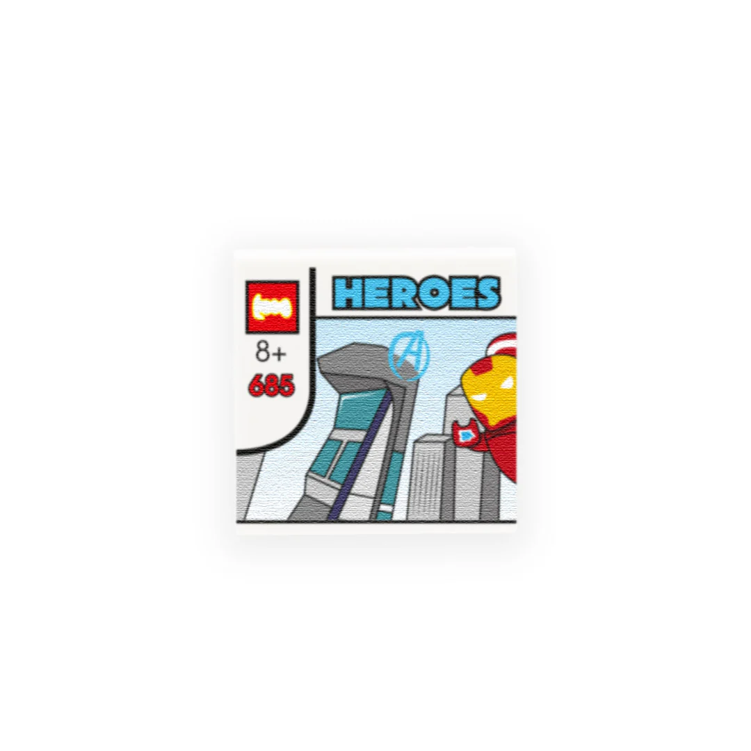 Box of Blocks Collection - 9 Custom Design Tiles - Image 8
