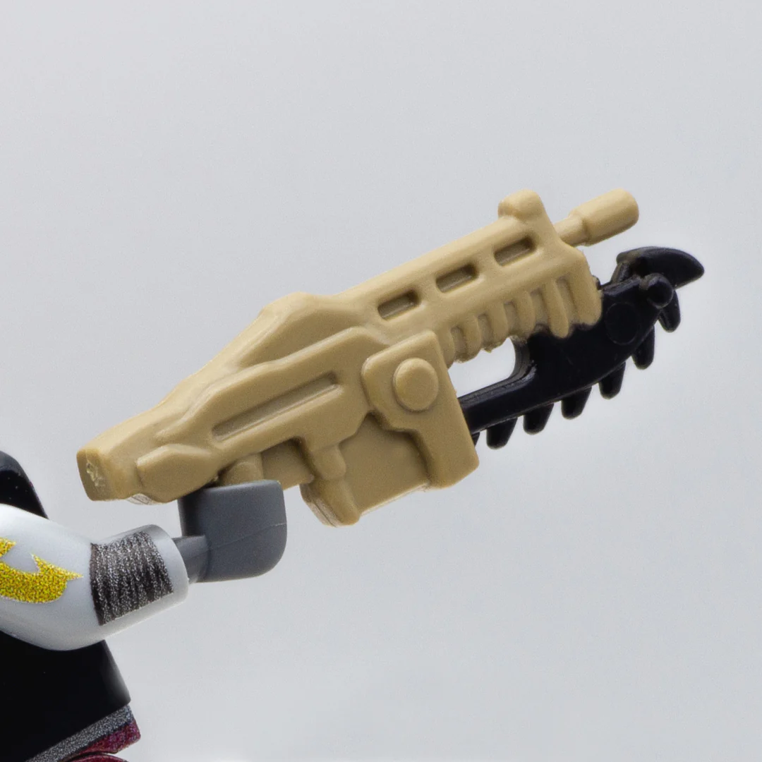 Brickforge Tan Gear Gun - Minifigure Accessory (Plastic Toy) - Image 2