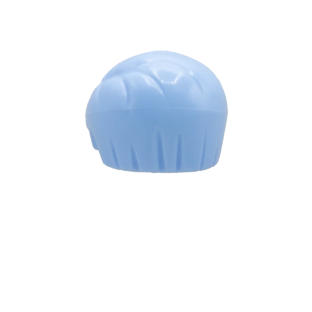 Bright Light Blue Short Swept Side Parted - LEGO Minifigure Hair - Image 3
