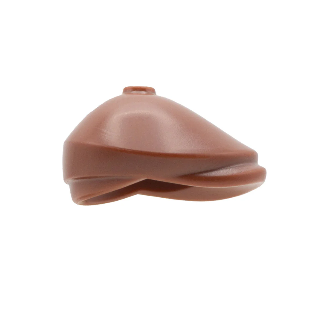 Brown LEGO Flat Cap - Minifigure Hat - Image 2